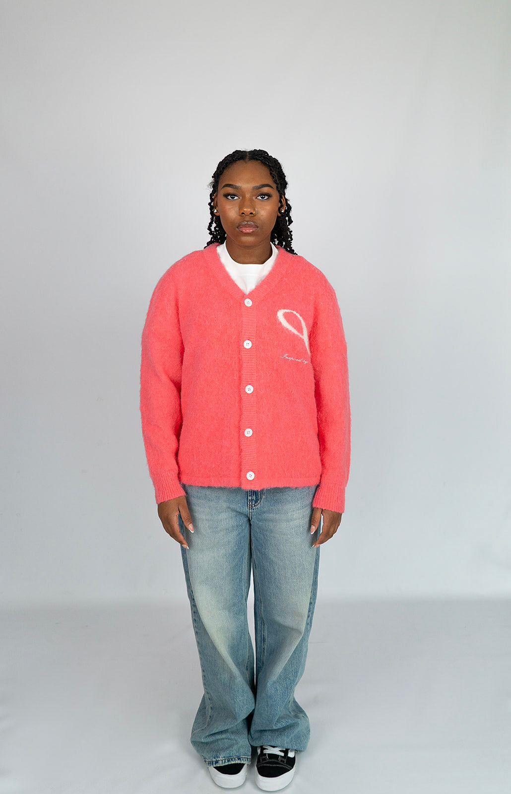 MOHAIR KNIT CARDIGAN