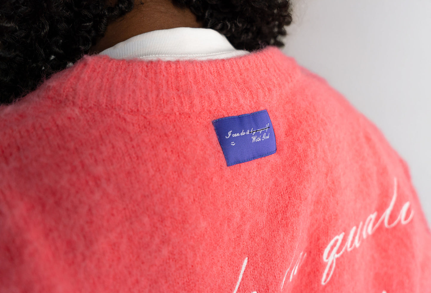 MOHAIR KNIT CARDIGAN