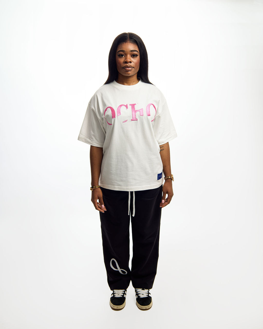 White/Pink  PAIX T-Shirt