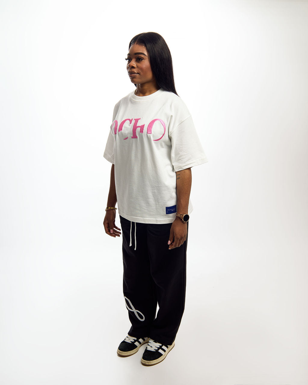 White/Pink  PAIX T-Shirt