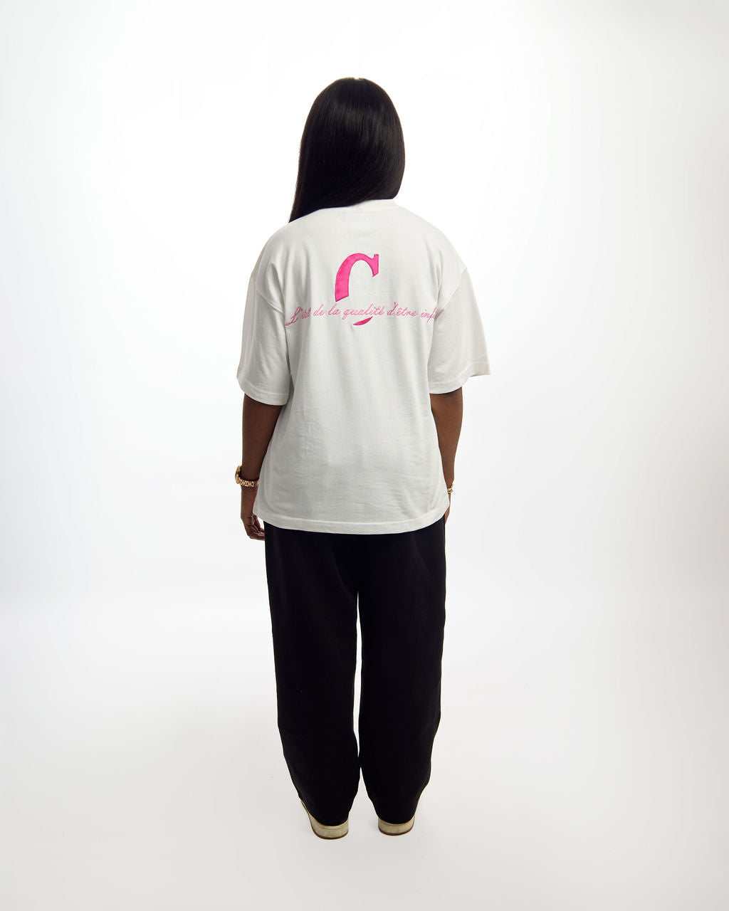 White/Pink  PAIX T-Shirt