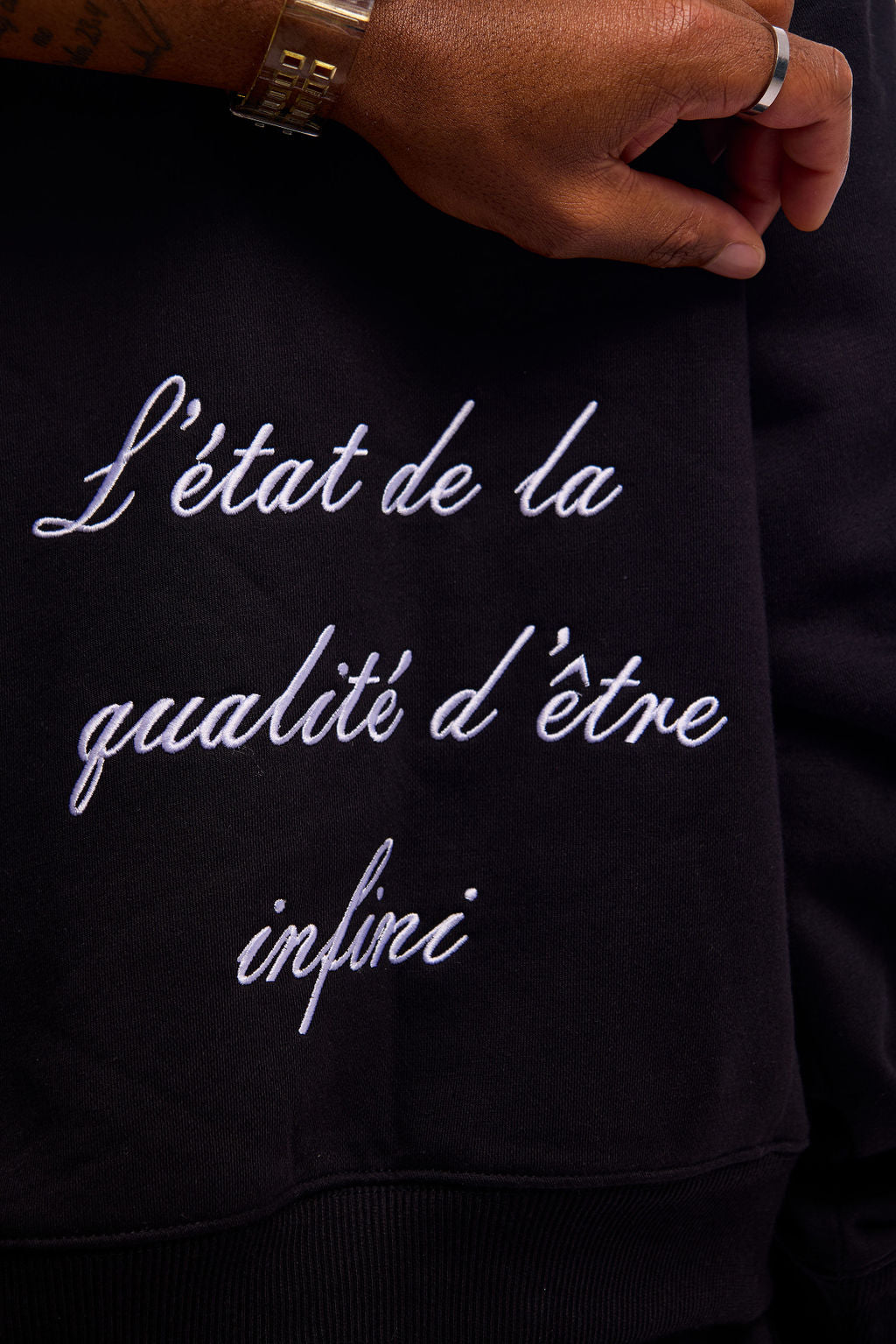 Black VICTOIRE Hoodie